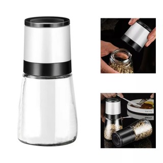 Dụng Cụ Đựng Và Xay Tiêu  xay muối hôt bằng tay mini   -   Lọ đựng tiêu xay tiêu inox 304 cao cấp
