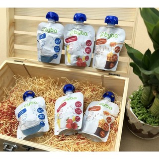 Sữa chua nguội Byba Tây Ban Nha cho bé từ 6 tháng túi 85g