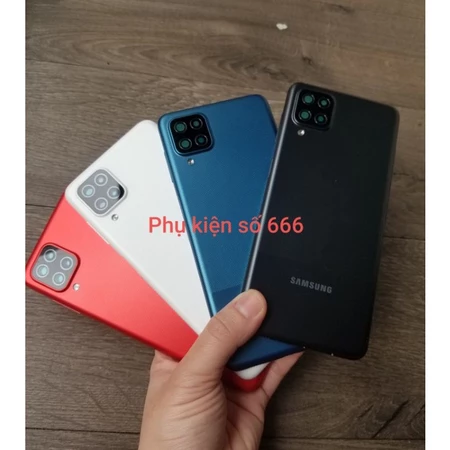 Bộ vỏ Điện thoại samsung A12 A125 zin new hãng