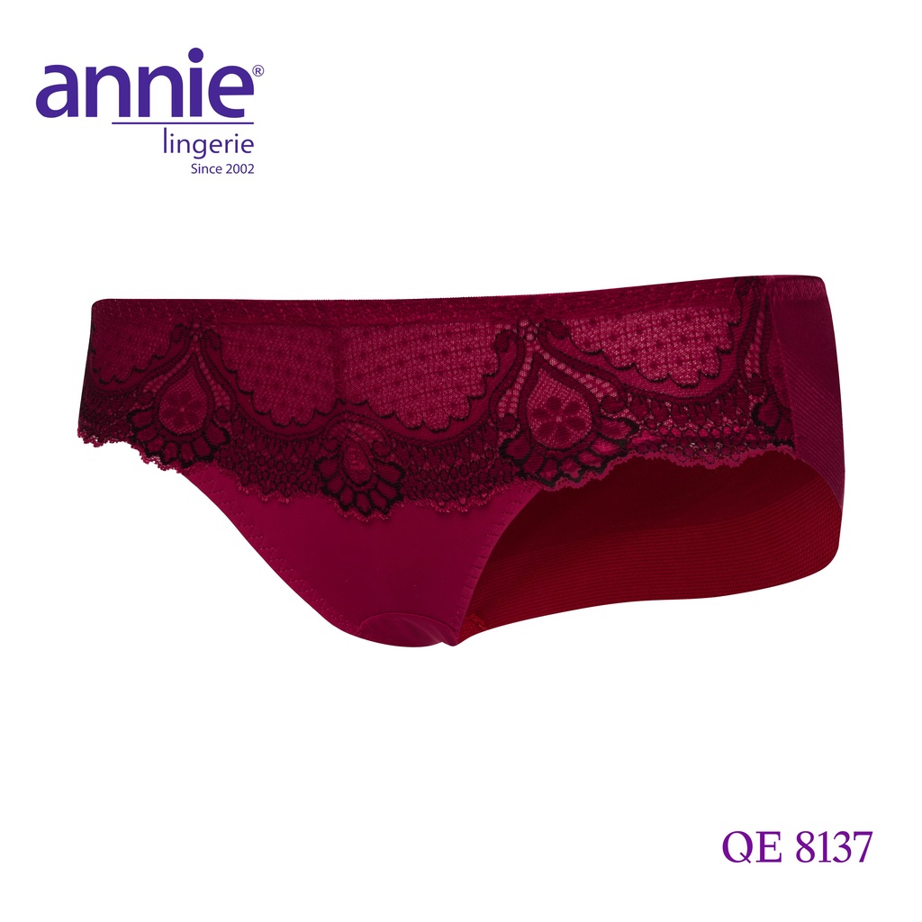 Quần lót nữ trơn phối ren cao cấp annie 8137 kiểu dáng trẻ trung, sexy, nữ tính, thoáng mát