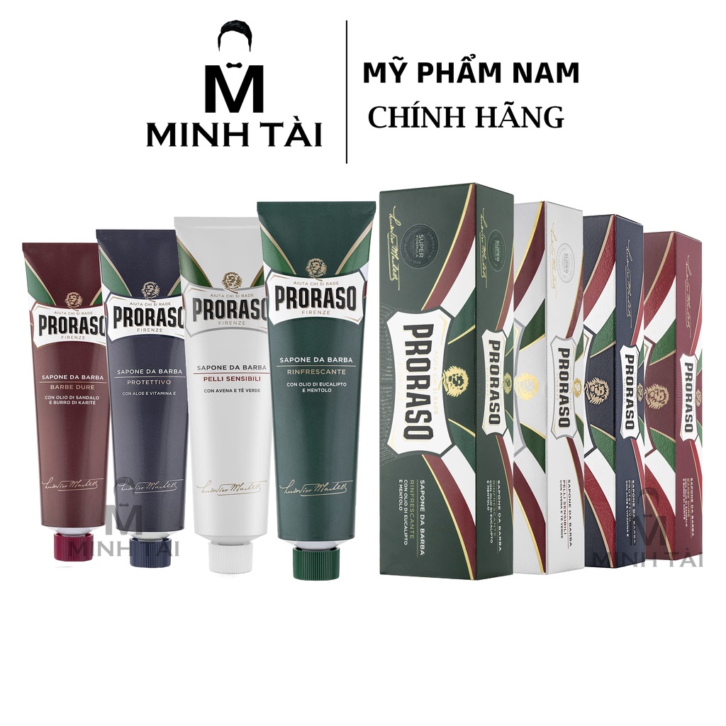 Kem cạo râu cao cấp Proraso Shaving Cream Tube 150ml | Shopee Việt Nam