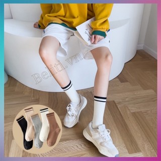 Combo 5/3 Đôi Tất cổ cao vải cotton BT1 Unisex co giãn bốn chiều Vớ thể thao phong cách Hàn Quốc