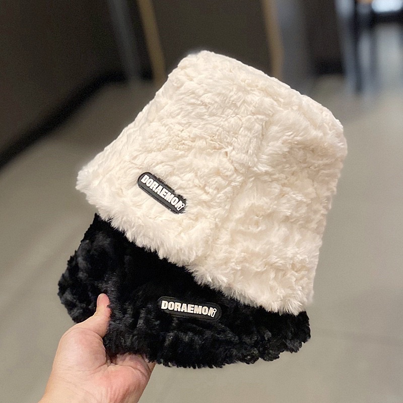 MŨ BUCKET LÔNG XỊN DORAMON UNISEX NAM NỮ