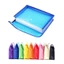 DWEL A4 Thư mục tập tin Túi PVC bền Văn phòng phẩm Túi lưu trữ Thư mục phong bì