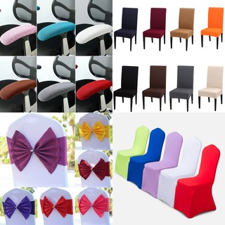 Vỏ Bọc Ghế Ngồi Bàn Ăn Chống Bụi Bẩn Có Nơ Thắt Sau Tiện Dụng
