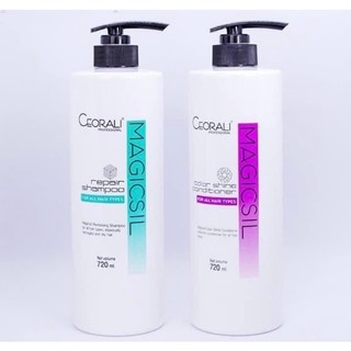 [Bán sỉ] Bộ dầu gội và xả phục hồi Ceorali Magicsil 720ml