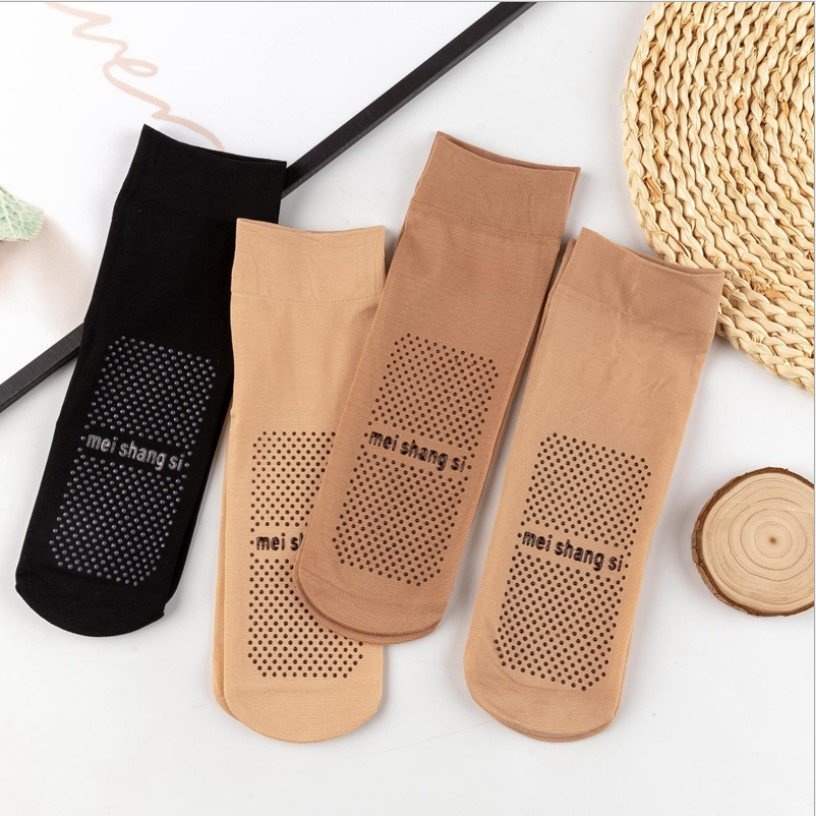 Combo Tất Da Nữ Mỏng Nhẹ Chống Trơn Trượt, Vớ Nữ Cổ Ngắn Siêu Dai, Chống Nắng ZANABRA T5659