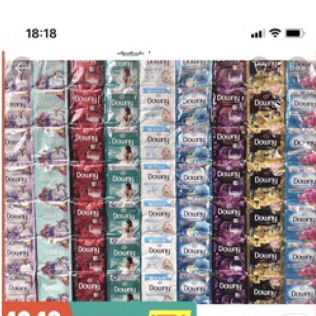 combo 6 dây nước xã downy đủ màu