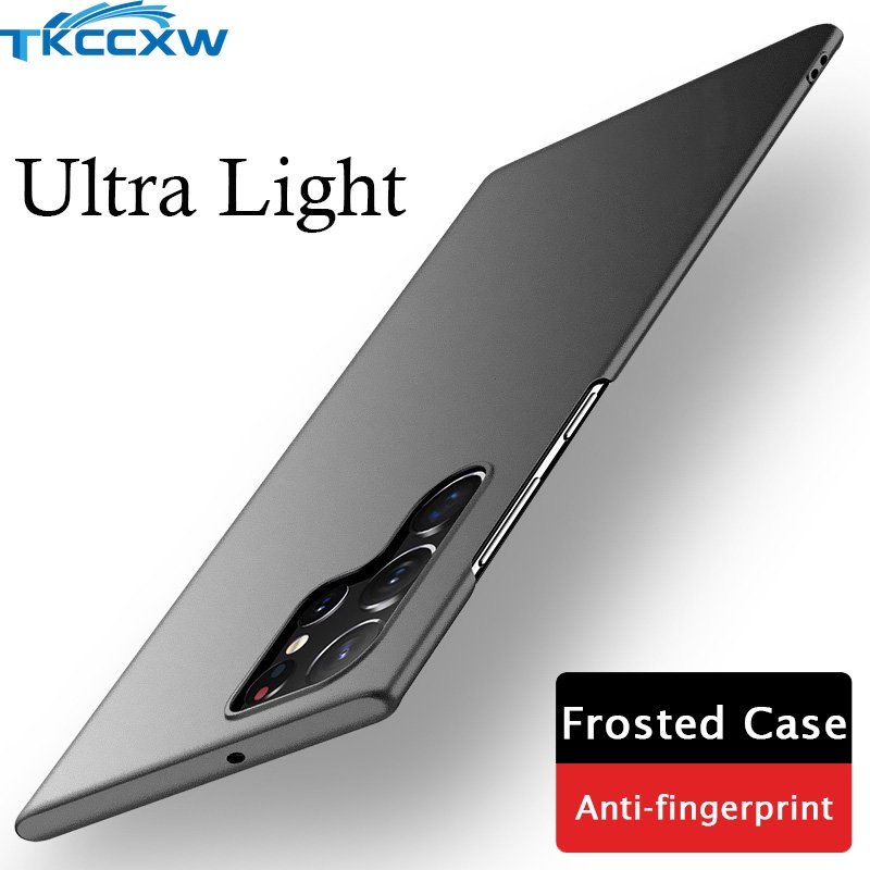 Dành Cho Samsung S22 S21 Ultra S22 + S21 + S21 S20 FE M53 M23 Ốp Lưng Siêu Mỏng Matte PC Cứng Ốp lưng