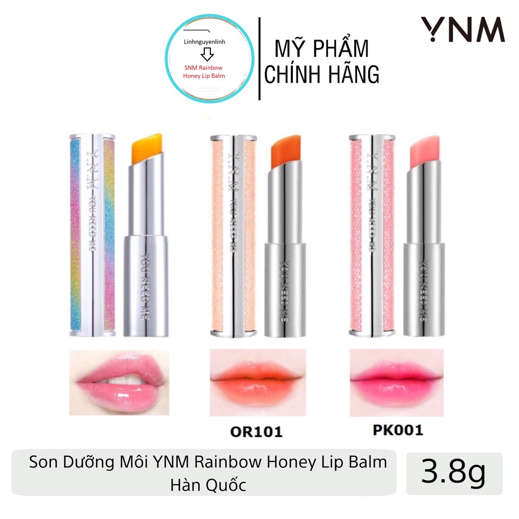 Son Dưỡng Đổi Màu Ynm Rainbow Honey Lip Balm Shopee Việt Nam