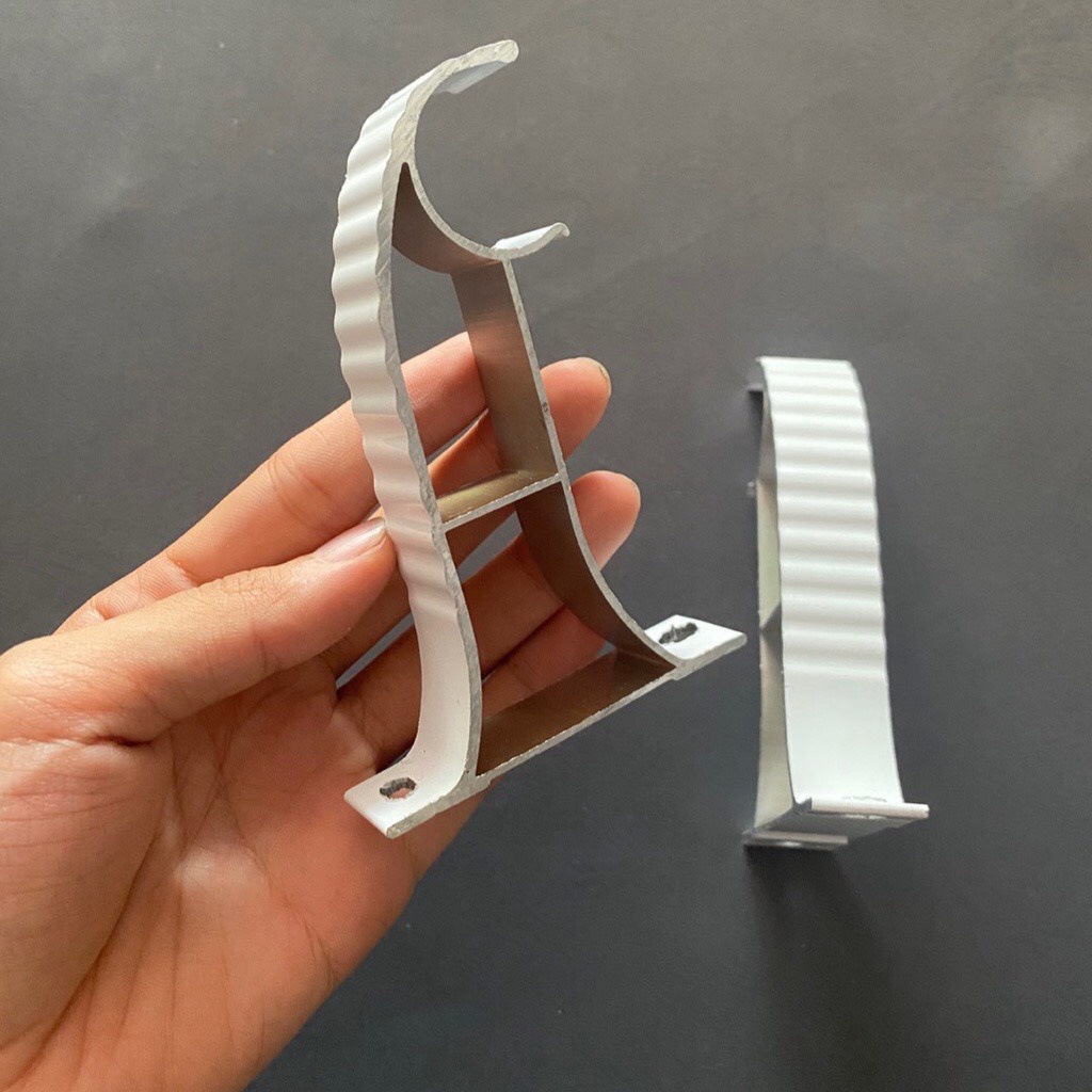 Trụ treo rèm cửa cao 10cm dùng cho 1 lớp và 20cm dùng cho 2 lớp ...