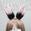 Bộ kẹp tóc tai thỏ siêu xinh, phụ kiện cosplay thỏ, nàng thỏ xinh xắn và đáng yêu