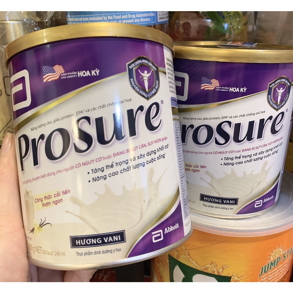 SỮA ABBOT PROSURE 380G- DINH DƯỠNG ĐẶC BIỆT DÀNH CHO NGƯỜI SỤT CÂN/ UNG ...