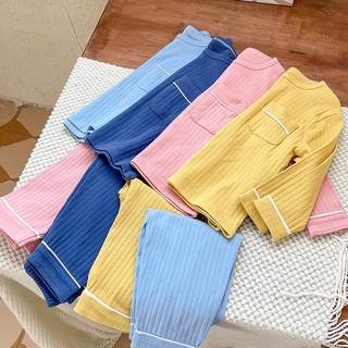 0-15Years Unsexi Bộ Đồ Ngủ Trẻ Em Đôi Cotton Jacquard Ấm Áp Tập Đi Bộ Váy Ngủ Cho Bé