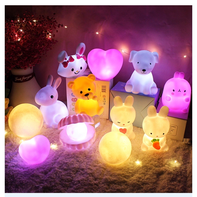 Đèn led hoạt hình trang trí,quà tặng dễ thương với nhiều mẫu đa dạng