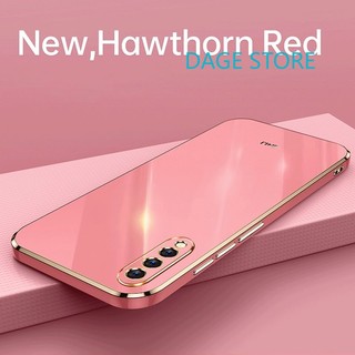 Ốp Điện Thoại Mềm Viền Thẳng Màu Trơn 6D Cho Samsung Galaxy A50 A30s A50s