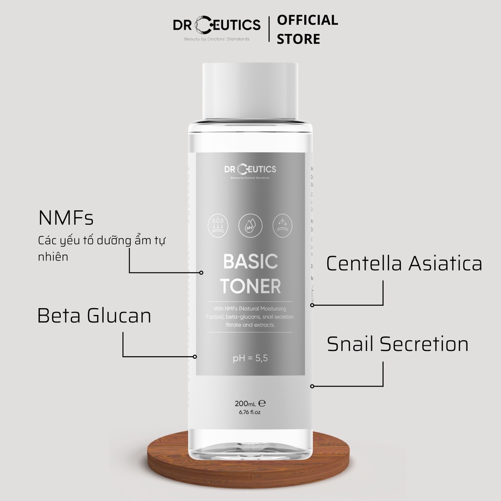 Ảnh DRCEUTICS Basic Toner Cấp Ẩm Cho Da Dầu (200ml) 3