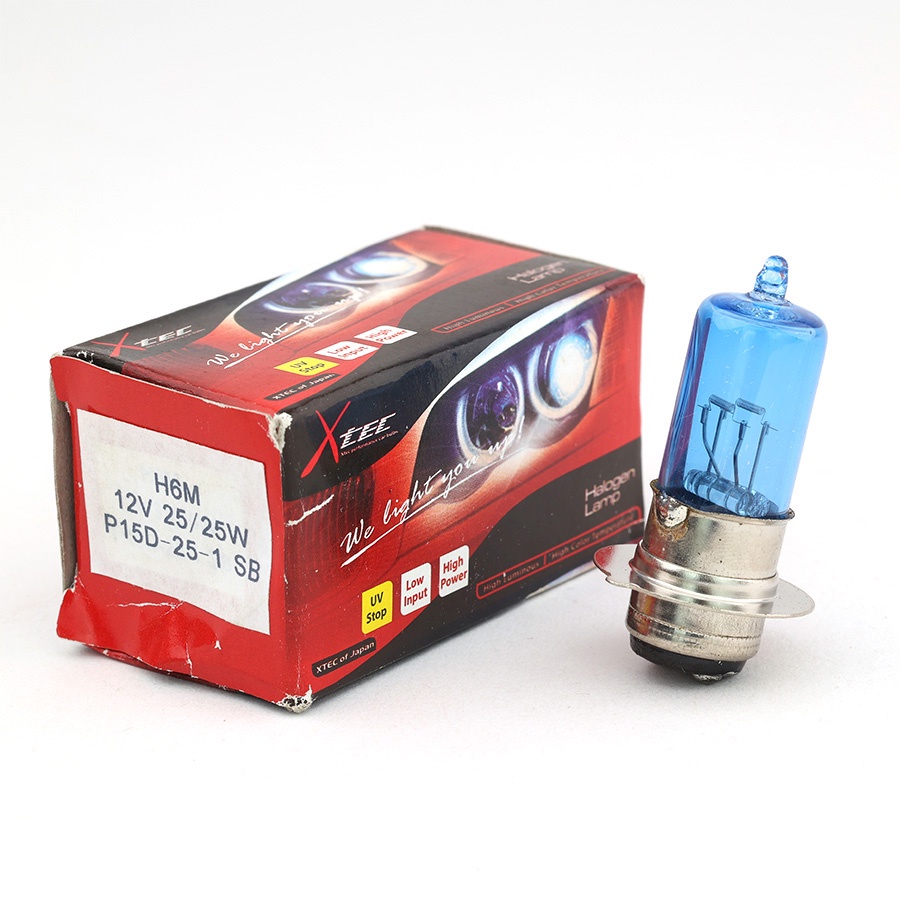 Bóng Đèn Xe Máy Halogen XTEC Original H6M P15D-25-1 SB 12V 18/18W, 25/25W, 35/35W