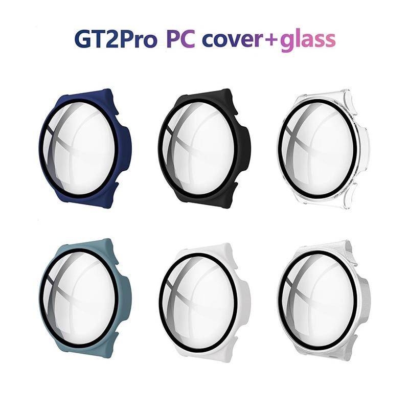 Kính + Ốp Lưng Cho Huawei GT2 Pro ECG Porsche 42mm 46mm Phụ Kiện Bảo Vệ Toàn Diện Ốp Lưng Cường Lực Bảo Vệ Màn Hình Cho Huawei GT2e Cover