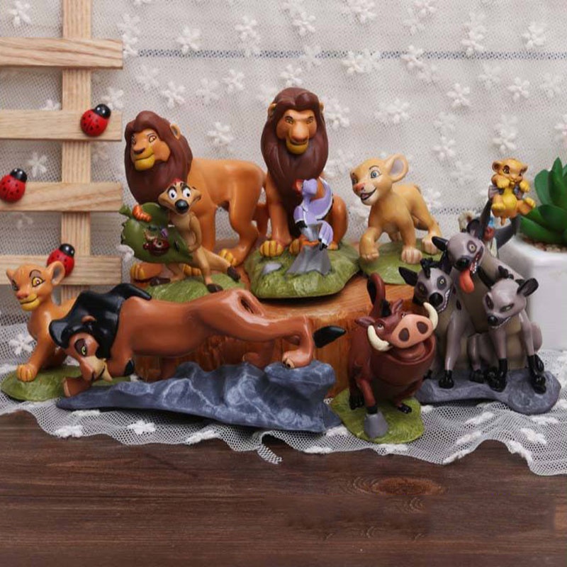 Vua Sư Tử Nhân Vật Bộ Sưu Tập Phim Simba Đồ Chơi Búp Bê 9 Cái / bộ Bánh Topper