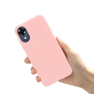 Ốp Điện Thoại Silicon Mềm Màu Kẹo Đơn Giản Cho OPPO A17K A17 2022 OPPOA17K CPH2471 OPPOA17 CPH2477