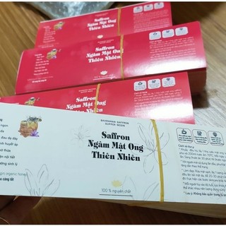 Tem Decal Saffron dán hũ vuông, tròn (30c/ set (Tem dài gồm 2màu trắng và đỏ))