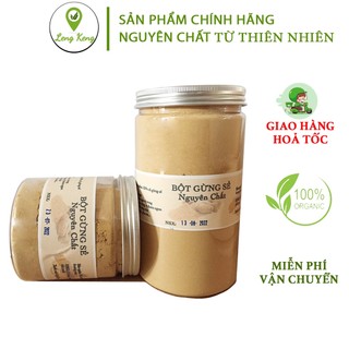 Bột Gừng Sẻ Cay LengKengFarm (Gừng Ta) Nguyên Chất - Nói KHÔNG Với Gừng Lai - Bột Gừng Sấy Lạnhh