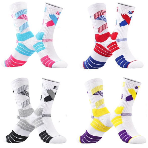 Vớ Tất cotton loại dày phù hợp chạy bộ, bóng đá, bóng rổ, bóng chuyền, tập gym...