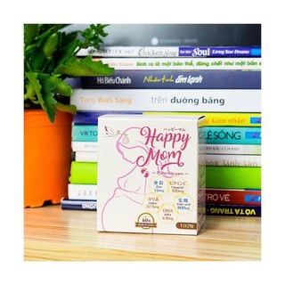 Viên Uống Happy Mom Jpanwell Bổ Sung Vitamin Cho Phụ Nữ Mang Thai (Hộp 60 Viên)