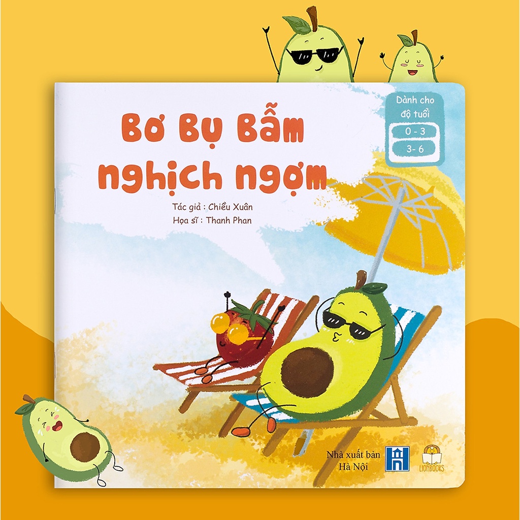 Ảnh Bộ Sách Chu Du Cùng Những Người Bạn - Bơ Bụ Bẫm, Táo Tươi Tắn, Dâu Dịu Dàng - Cho Trẻ 0-3 4-6 Tuổi 2