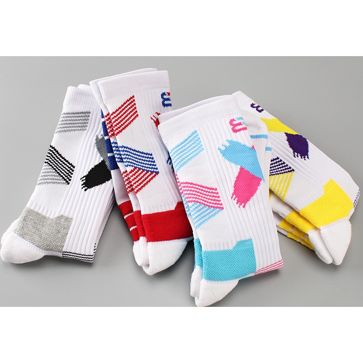 Vớ Tất cotton loại dày phù hợp chạy bộ, bóng đá, bóng rổ, bóng chuyền, tập gym...
