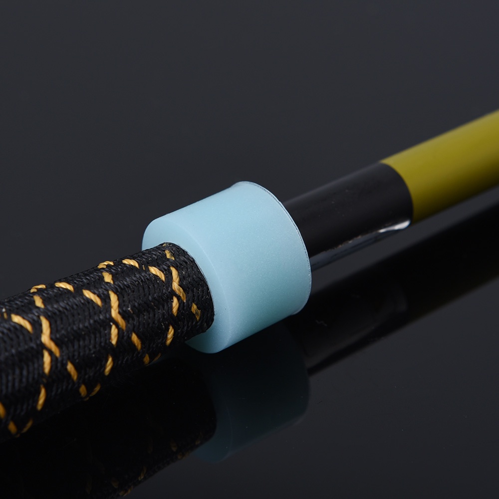 Vòng Nhẫn Chặn Cần Câu Cá Hình Chữ O Bằng Silicone Phát Quang Chống Trượt