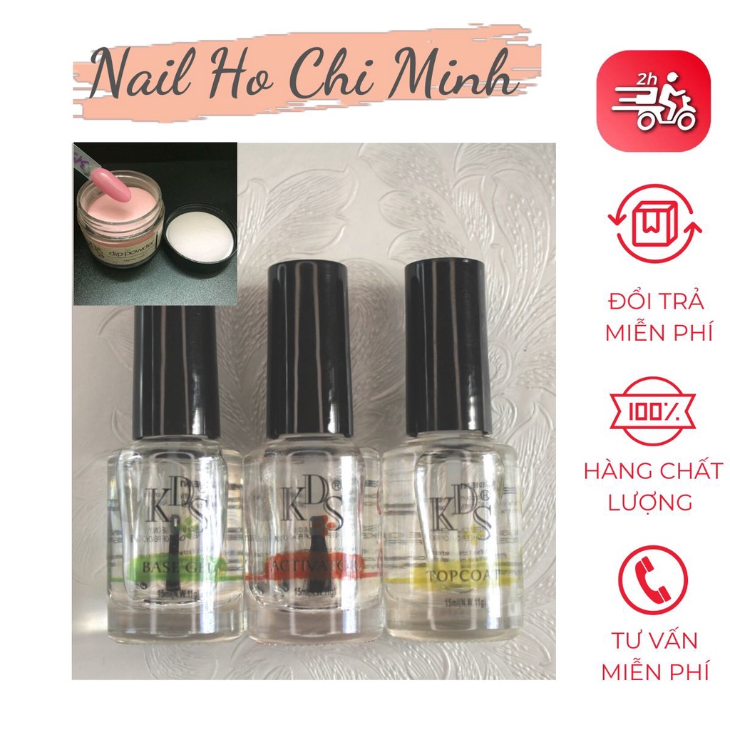 [Hũ lớn 50g] Set bột nhúng Kds chính hãng (1 hủ lớn + 3 chai )