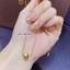 Vòng cổ nữ titan không gỉ mặt dạng bi tròn thiết kế đơn giản thời trang