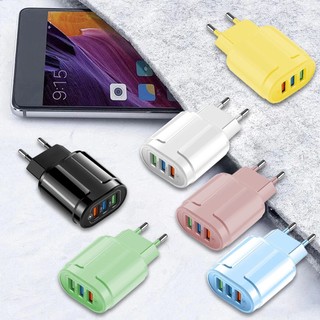 Cốc sạc nhanh 5V - 2.4 A 3 cổng USB 18w