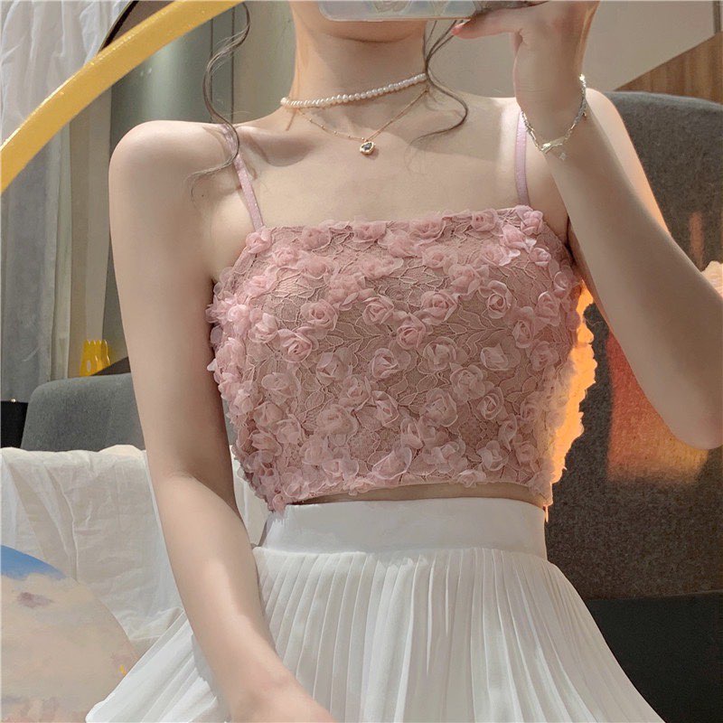 Áo Bra Ren Hoa Hồng Nhí Nổi Gem Boutique