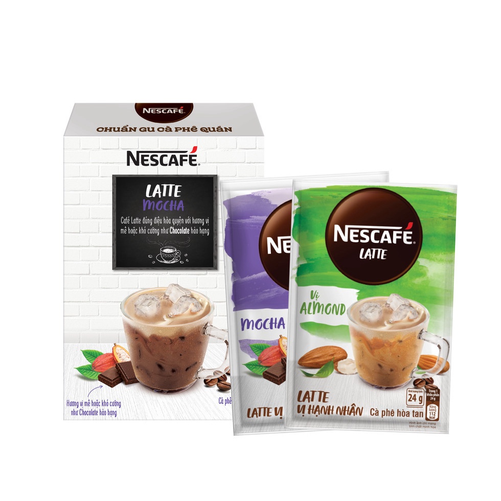 [GIFT] Mẫu thử Nescafe Barista Latte Mocha & Almond NESCAFE | Shopee ...