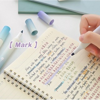 Set 4 Bút Đánh Dấu Màu Sắc Gradient Bắt Sáng Tốt Tiện Dụng