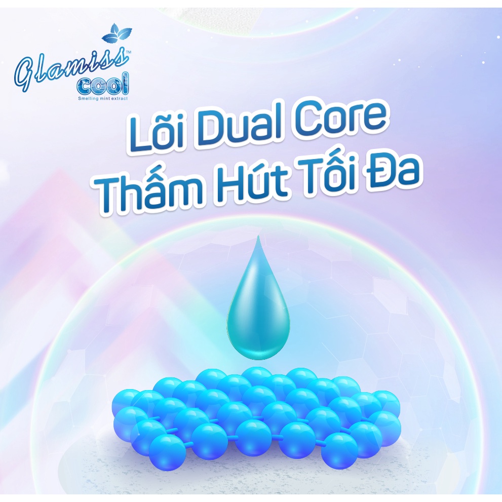 Ảnh Combo 6 gói Băng vệ sinh thảo dược the mát Glamiss Cool Extra hàng ngày 15,5 cm 1