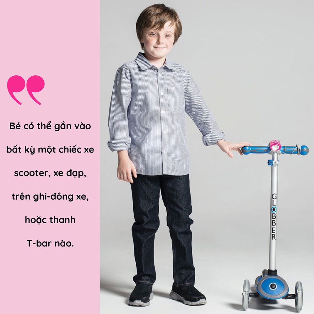 Ảnh Bộ Tín Hiệu Còi, Đèn Globber Mini Buzzer – Hồng 3