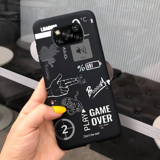 Ốp Điện Thoại TPU Silicone Dẻo In Họa Tiết Đáng Yêu Cho Xiaomi Poco X3 Pro PocoX3 X 3 NFC