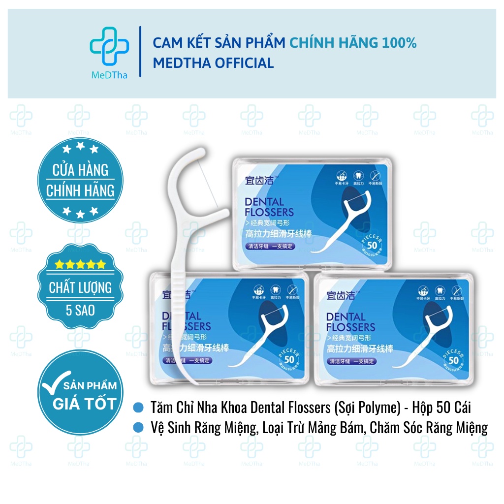 Tăm Chỉ Nha Khoa Dental Flossers - Chỉ Nha Khoa, Tăm Xỉa Răng, Chăm Sóc Răng Miệng, Vệ Sinh Răng Miệng