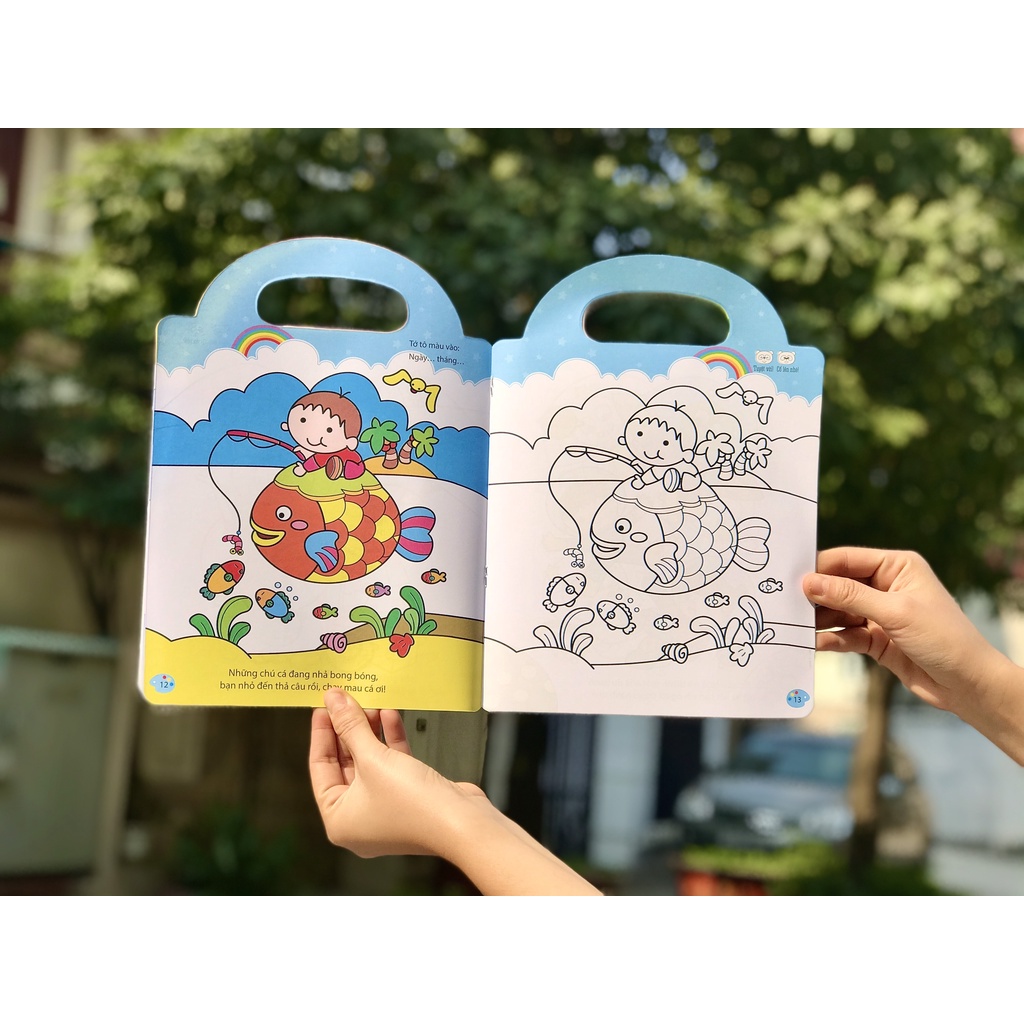 Ảnh SÁCH - Bé tập tô màu - Từ cơ bản đến nâng cao ( nhiều chủ đề ) 2