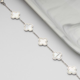 Vòng tay nữ LAMY Five Four Leaf Clovers Bracelet Silver 2026