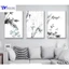 Tranh Treo Tường Cây Trúc , Tranh Tráng Gương ( Bộ 3 Tấm )