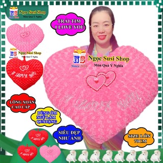 GỐI ÔM TRÁI TIM I LOVE YOU DÙNG ÔM NGỦ TRANG TRÍ QUÀ TẶNG SIÊU ĐẸP CAO CẤP [GIAO NHANH]