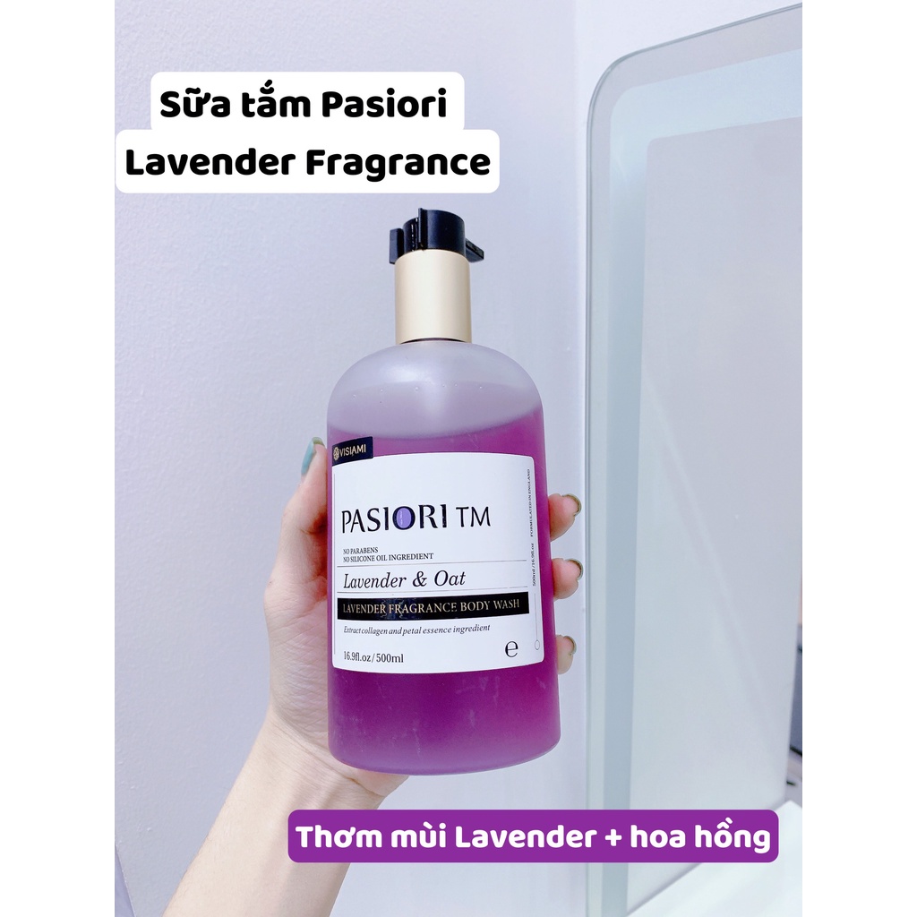 Sữa tắm Nước hoa Pasiori trắng da, giúp da mềm mịn 500ml