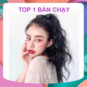 BUỘC TÓC GIẢ SÓNG NƯỚC CÓ CÀI VÀ DÂY BUỘC