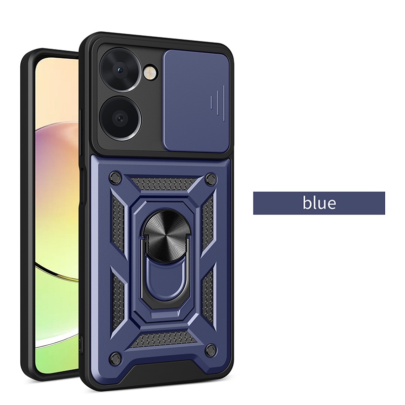 Ốp Điện Thoại Chống Sốc Có Nhẫn Đỡ Từ Tính Cho Realme 10 4G 9I 8I 9 Pro Plus 5G
