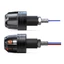 Đèn báo rẽ Tay cầm thanh cuối tay cầm cắm đèn Blinker cho xe máy Dirt Bike